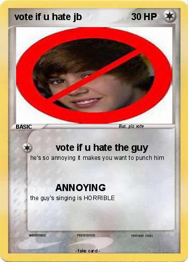 Pokemon vote if u hate jb
