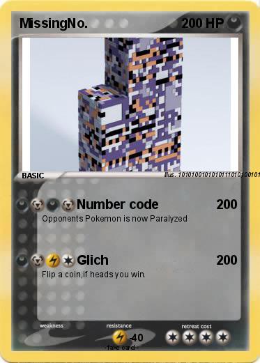 Pokemon MissingNo.