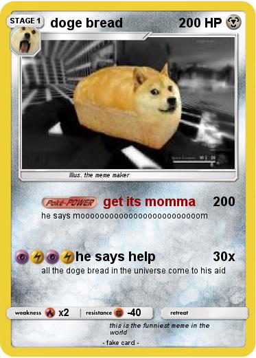 Pokemon doge bread