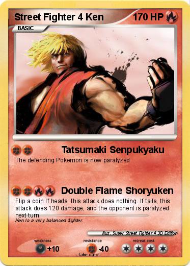 Pokemon Street Fighter 4 Ken