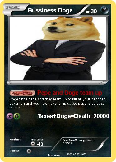 Pokemon Bussiness Doge