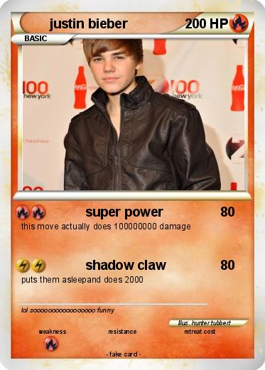 Pokemon justin bieber
