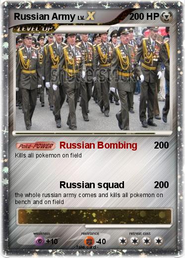 Pokemon Russian Army