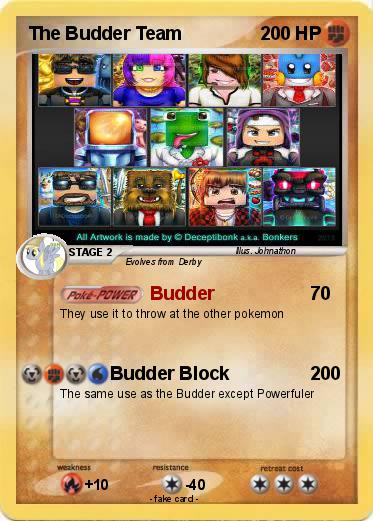 Pokemon The Budder Team