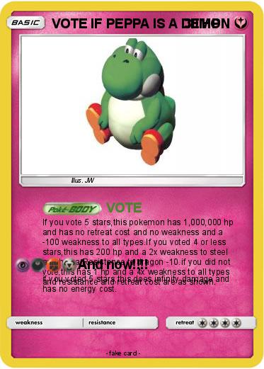 Pokemon VOTE IF PEPPA IS A DEMON