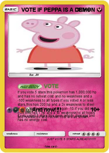 Pokemon VOTE IF PEPPA IS A DEMON