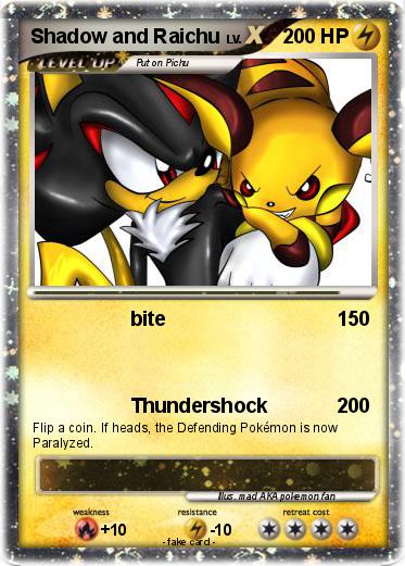 Pokemon Shadow and Raichu