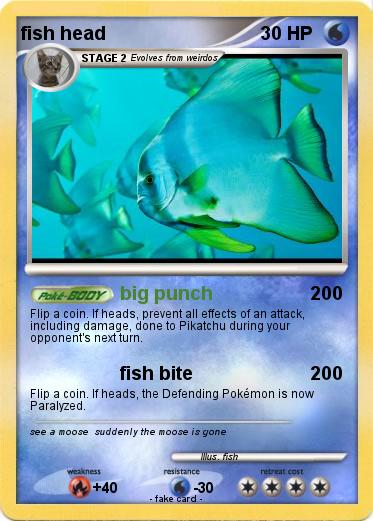 Pokemon fish head