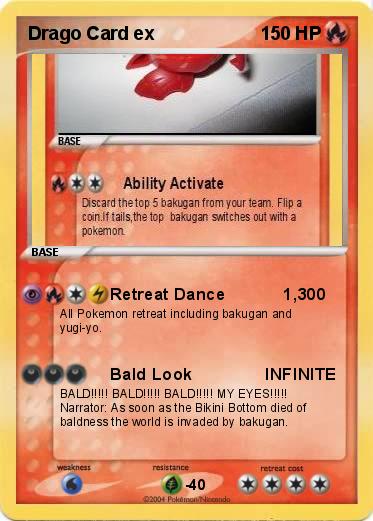 Pokemon Drago Card ex