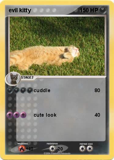 Pokemon evil kitty