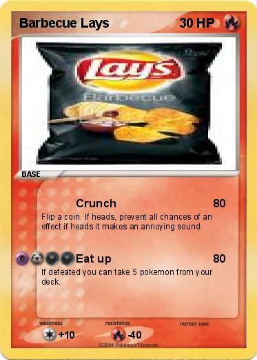 Pokemon Barbecue Lays
