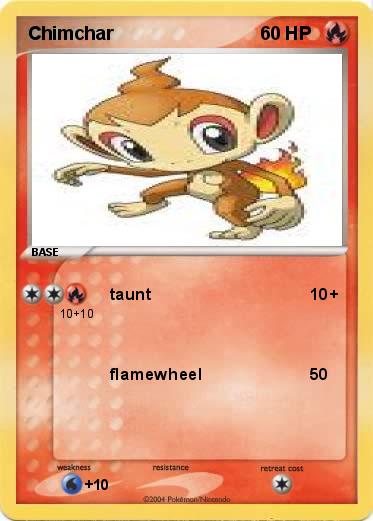 Pokemon Chimchar