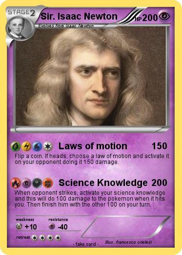 Pokemon Sir. Isaac Newton