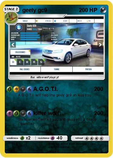 Pokemon geely gc9
