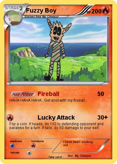 Pokemon Fuzzy Boy