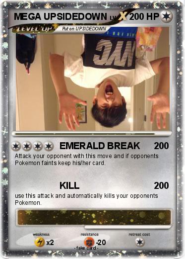 Pokemon MEGA UPSIDEDOWN