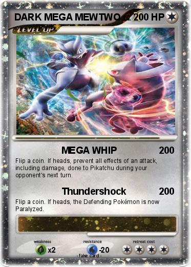 Pokemon DARK MEGA MEWTWO