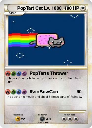 Pokemon PopTart Cat Lv. 1000