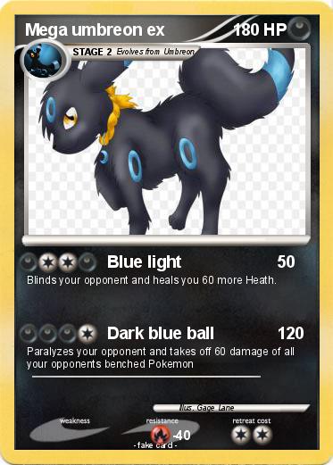Pokemon Mega umbreon ex