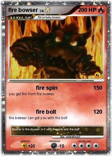 Pokemon fire bowser