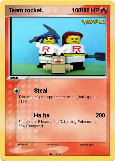 Pokemon Team rocket.                  100