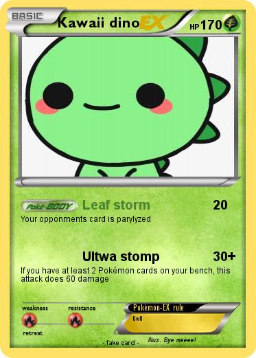 Pokemon Kawaii dino