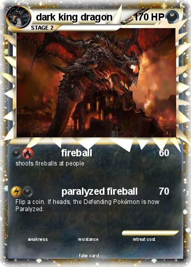 Pokemon dark king dragon