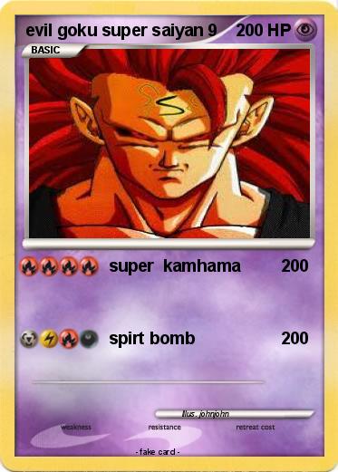 Pokemon evil goku super saiyan 9