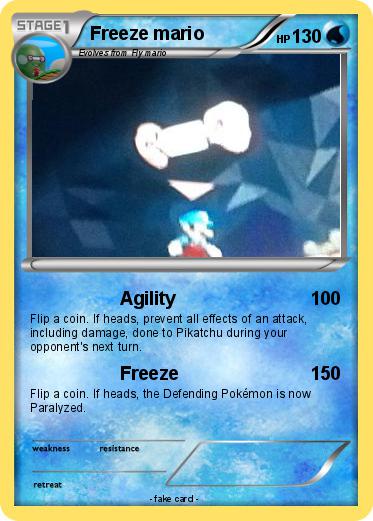 Pokemon Freeze mario