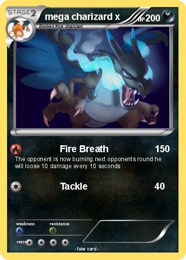 Pokemon mega charizard x