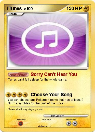 Pokemon iTunes