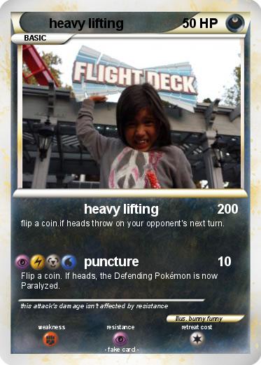 Pokemon heavy lifting
