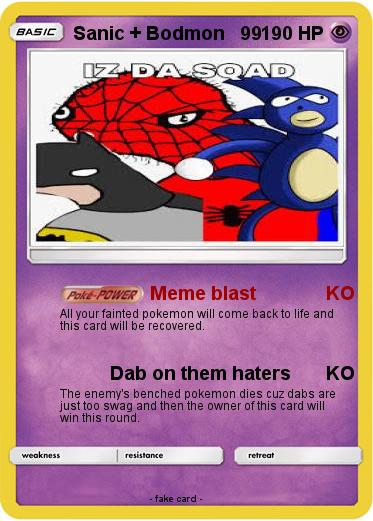 Pokemon Sanic + Bodmon   99