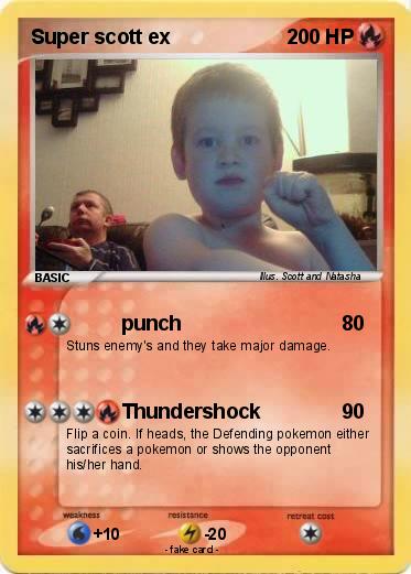 Pokemon Super scott ex