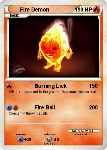 Pokemon Fire Demon
