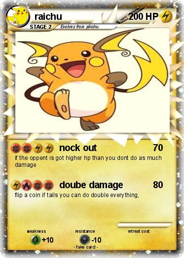 Pokemon raichu
