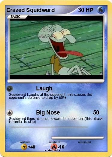 Pokemon Crazed Squidward