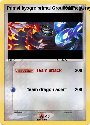 Pokemon Primal kyogre primal Groudon mega rayquaza