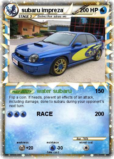 Pokemon subaru impreza