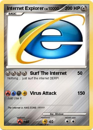 Pokemon Internet Explorer