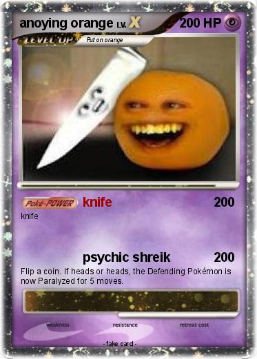 Pokemon anoying orange