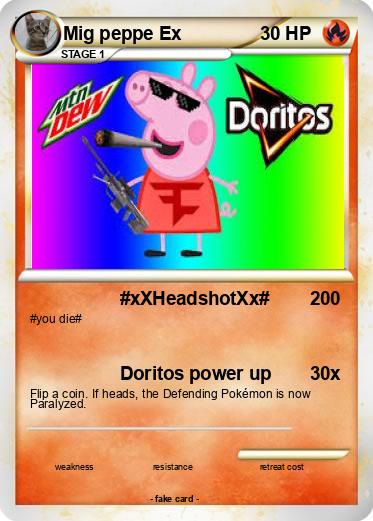 Pokemon Mig peppe Ex