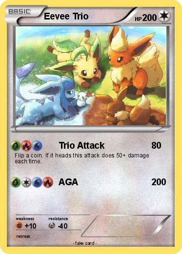 Pokemon Eevee Trio