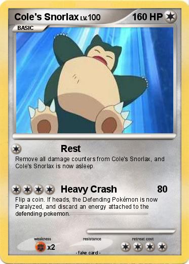 Pokemon Cole's Snorlax