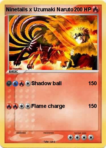 Pokemon Ninetails x Uzumaki Naruto