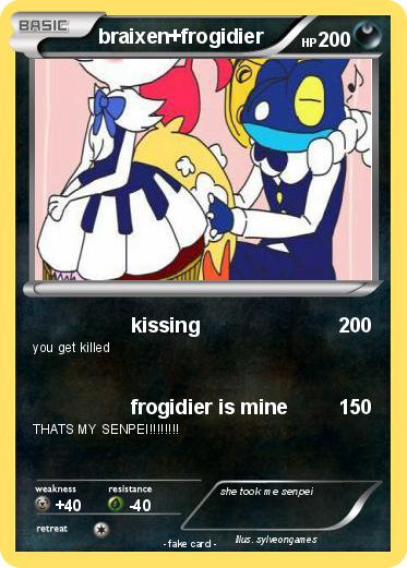 Pokemon braixen+frogidier