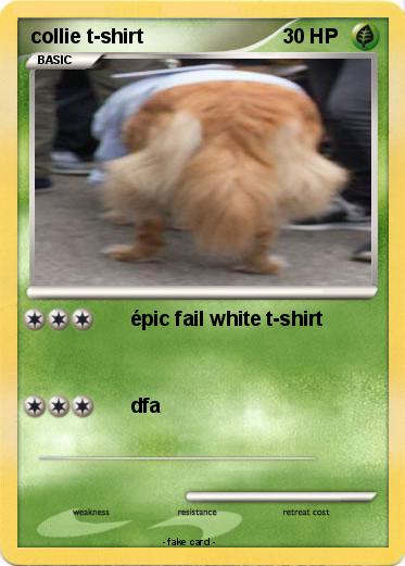 Pokemon collie t-shirt