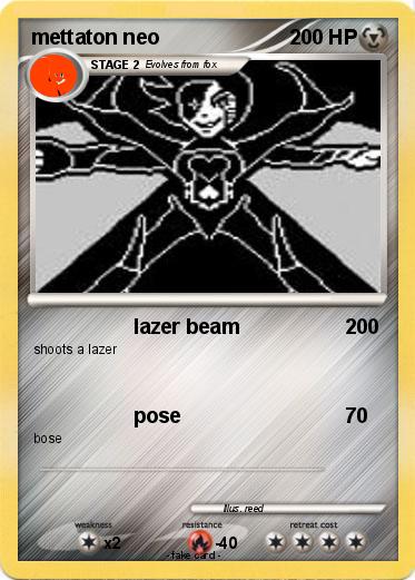 Pokemon mettaton neo