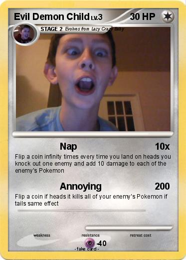Pokemon Evil Demon Child