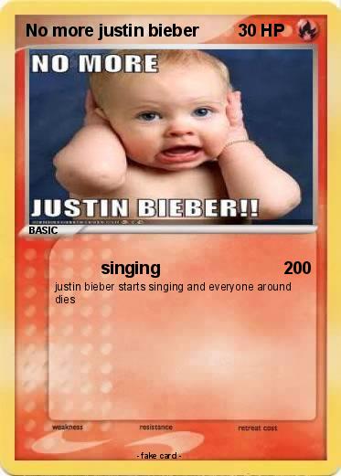 Pokemon No more justin bieber